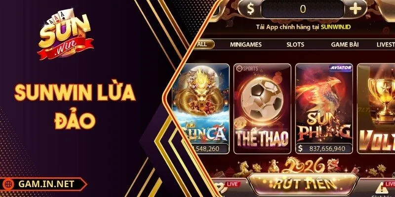 Sunwin Lừa Đảo